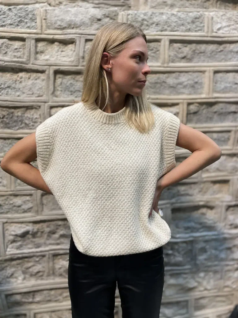 Vest PEARL STRUCTURE von Natalja Ledvanova